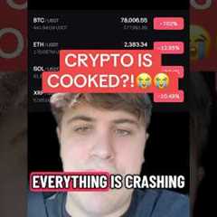 CRYPTO IS COOKED?!😭😭