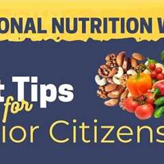 Senior Citizens Diet By An Expert: What to Eat and What to Avoid?