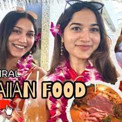 Trying VIRAL Hawaiian Foods!
