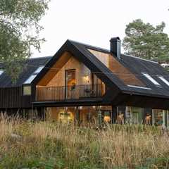 The Roof at This Norwegian Retreat Holds a Surprisingly Roomy Second Level