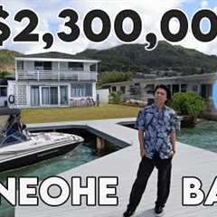 $2.3M Kaneohe Bay Homes for Sale  w/ BOAT DOCK - Oahu Hawaii