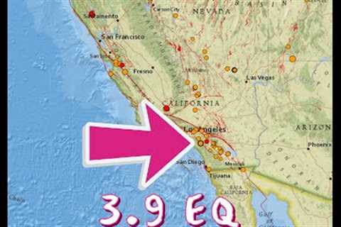 3.9 Earthquake Southern California. Elevated Earthquake activity continues today Thursday 8/15/2024