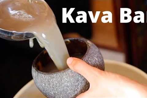 Drinking Hawaiian ‘Awa in Kona at Kanaka Kava