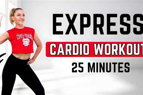 🔥25 MIN CARDIO EXPRESS🔥30 DAYS WEIGHT LOSS CHALLENGE🔥Do it every day &amp; lose 3-5 kgs🔥