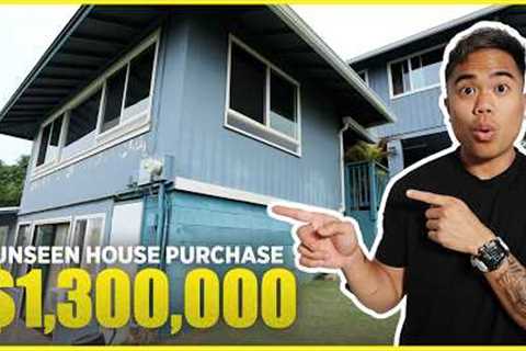 We Bought A $1,300,000 House In Hawaii SITE UNSEEN | Hawaii Real Estate Investing