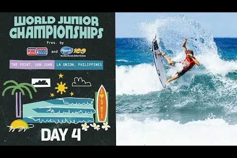 🔴 LIVE - WSL World Junior Championships Philippines presented by Purefoods and Magnolia - Day 4