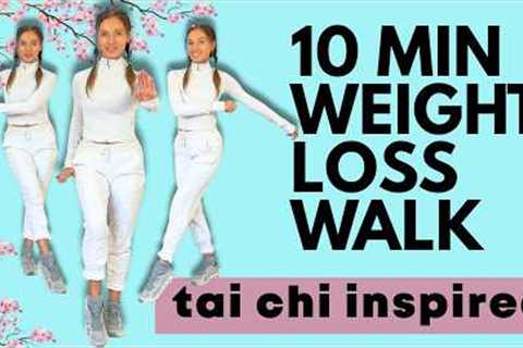 10 Minute Walking Exercise for Weight Loss| Tai Chi Inspired  Walk Fat Burning -  Lucy Wyndham-Read