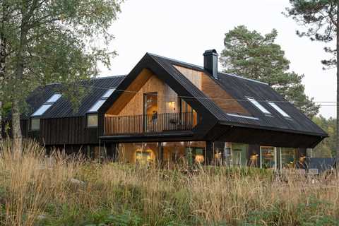 The Roof at This Norwegian Retreat Holds a Surprisingly Roomy Second Level
