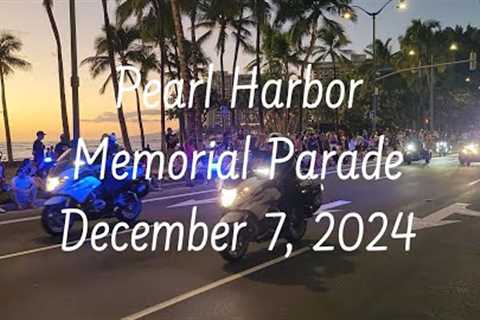 Pearl Harbor Memorial Parade 2024