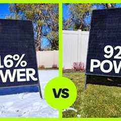 Bifacial Solar Panels vs. SNOW: The Results Are INSANE