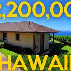 Inside a $2,200,000 house with BIG Ocean Views! Hawaii real estate goes to Kona Vistas!
