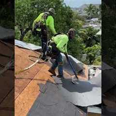Full roof replacement on a 2 story home