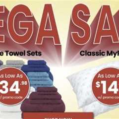 Ending Soon: Premium Pillows, Sheets, Towels and More at MyPillow’s MEGA SALE (Up to 80% Off!)
