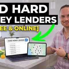 How To Find Hard Money Lenders! [FREE & ONLINE]