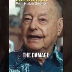 USS Arizona Survivor Witnessing Japanese Attack on Pearl Harbor