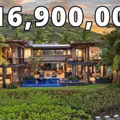 Hawaii Dream Home Tour | $16.9M Island Oasis with Diamond Head Views | Property Goals | 2025