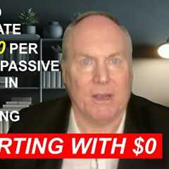 How to Generate 10,000 Per Month Passive Income in Note Investing Starting From $0