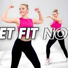 🔥30 Min CARDIO FAT BURN🔥Lose Weight in 30 Days - No Jumping, No Squat, No Lunge🔥Kickboxing Workout🔥