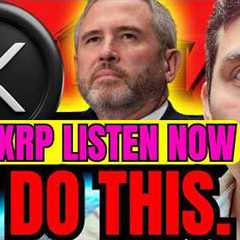 XRP GOOD NEWS!!! (NASTY XRP Price NOW but WAIT....)