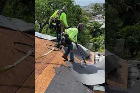Full roof replacement on a 2 story home