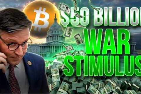 Congress Sending Emergency Cash For War!?💸Crypto Market Update