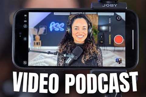 Record a Video Podcast With Your iPhone // Video Podcast Setup for Beginners