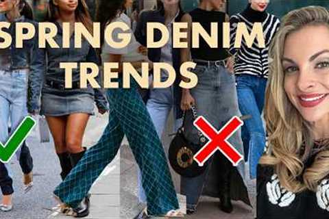 12 Spring Denim Trends that will be HUGE in 2026! (and 5 that are NOT!)