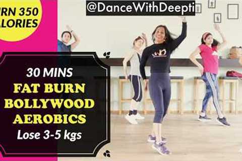 DWD120 - BURN BELLY fat + Leg + Arm Fat - 30mins Aerobics Workout #dancewithdeepti