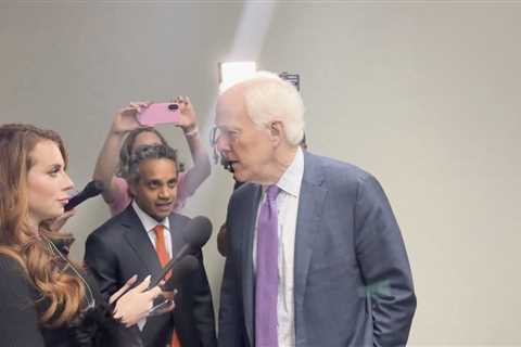 Establishment RINO Cornyn Loses It and Accuses Reporter of Being “Paid by Paxton” When Confronted With His Decade-Long Record of Betraying President Trump