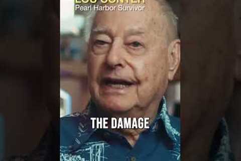 USS Arizona Survivor Witnessing Japanese Attack on Pearl Harbor