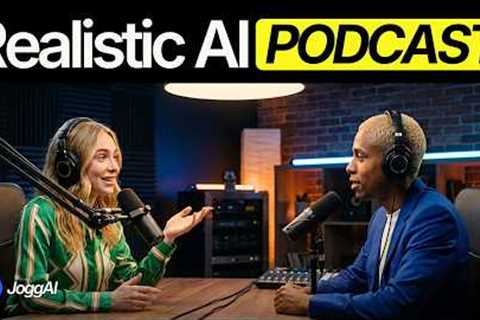 How to Make a Realistic AI Video Podcast in 5 Minutes | JoggAI Podcast 2.0