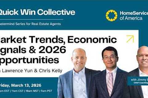 Market Trends, Economic Signals & 2026 Opportunities