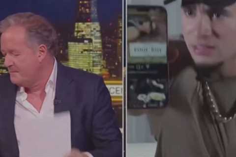 WATCH: Piers Morgan Walks Off His Own Show After Manosphere Influencer Pulls Up Social Media Post from His Wife