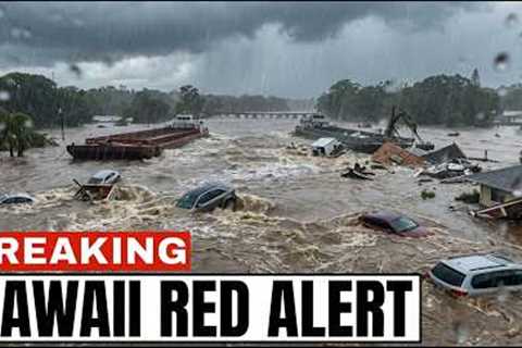 Shocking Images Of Hawaii's EXTREME Historical Flood - $1 Billion In DAMAGES, Wahiawa Dam FAILS?!