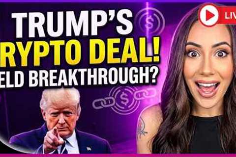 HUGE STABLECOIN YIELD BREAKTHROUGH? Senate + Trump White House Strike Crypto Deal! CLARITY NOW!