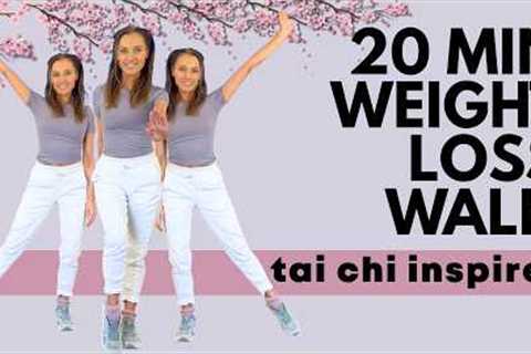 20 Minute Walking Exercise for Weight Loss| Tai Chi Inspired Walk Fat Burning - Lucy Wyndham-Read