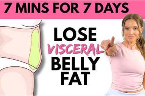 🔥 7 Day Belly Fat Challenge | 7 Minute Workout to Reduce Visceral Fat 🔥