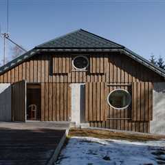 A Fiber-Cement Structure Forms the Interiors of This 19th-Century Czech Cottage