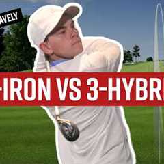 IRON or HYBRID?? Head-To-Head Test w/ Pro Golfer