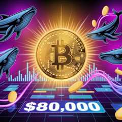 Bitcoin Price Targets $80,000 as 30-Day Whale Buys Hit 13-Year High?