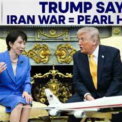 US: Trump’s Pearl Harbor Comparison Stuns Japan PM Takaichi During Iran Talks | Firstpost Live