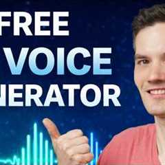 Free AI Voice Generator on Your PC (Clones Any Voice)