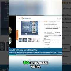 Boost Your Body: The Magnesium & Aloe Vera Secret! #shorts