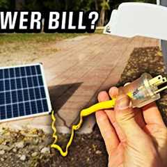 Plugged A Solar Panel Into My Home For 7 Days | Here's What Happened