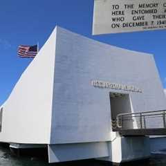 The USS Arizona memorial, Pearl Harbor in Hawaii