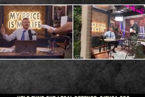 James O’Keefe Served Restraining Order by Palm Beach Sheriff While Live on Air (VIDEO)