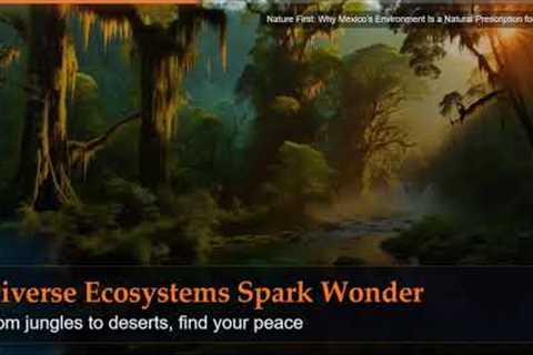 Nature First: Why Mexico's Environment Is a Natural Prescription for Stress