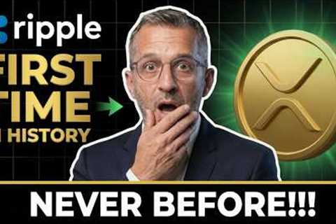 XRP News: Ripple Just Did Something That Has Never Happened in Crypto History!!!