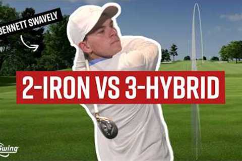 IRON or HYBRID?? Head-To-Head Test w/ Pro Golfer