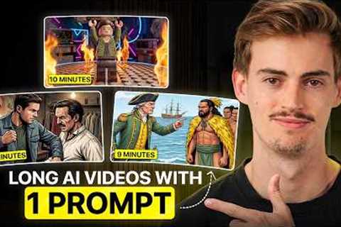 NEW AI Video Generator Creates Long AI Videos With ONE Prompt